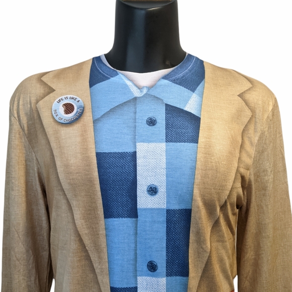 Bubba Gump Forrest Gump long sleeve shirt large - Picture 3 of 8